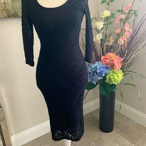 Lace Black Dress
